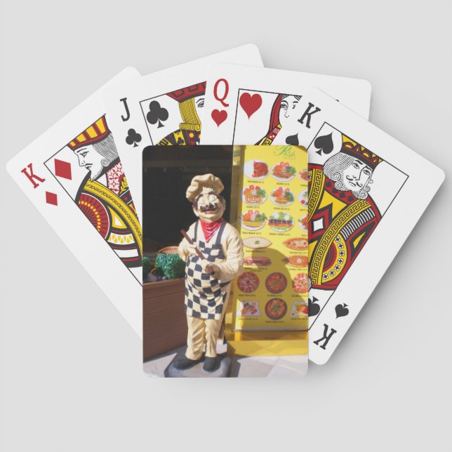 Baralho Café Pasa Kebap em Kemer. Peru (Verso)