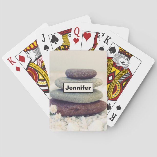 Baralho Cairo Meditativo de Pedras Empilhadas (Verso)