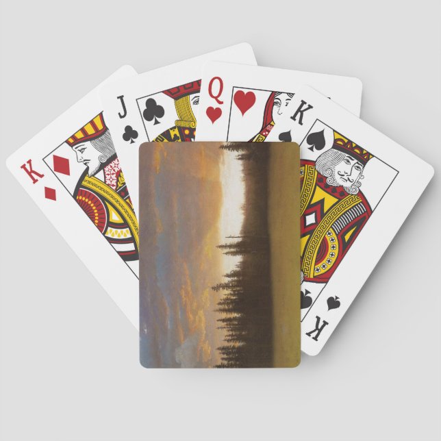 Baralho California Sunset (Paisagem californiana) (Verso)