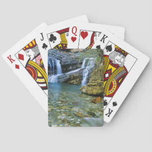 Baralho Cameron cai em Waterton Lakes National Park em