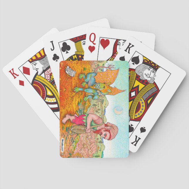 Baralho Caminhando pelo Deck Gargoyle (Verso)
