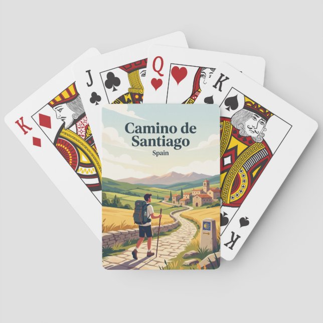 Baralho Caminho de Santiago Espanha (Verso)