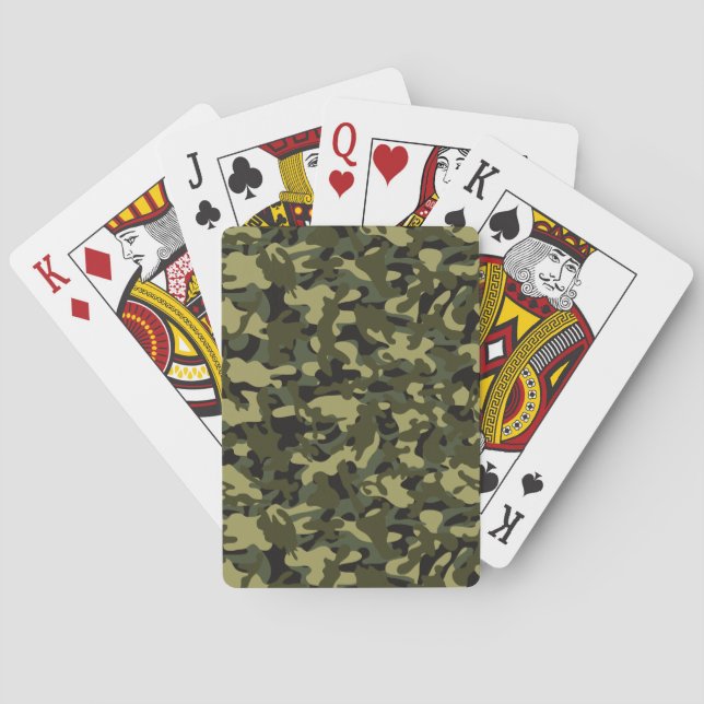Baralho Camuflagem Euro Primavera (Verso)