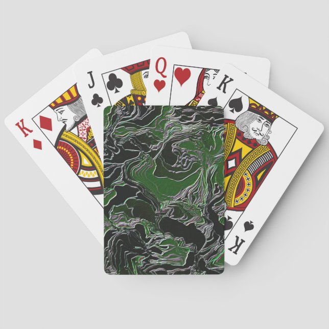 Baralho Camuflagem Verde Funky (Verso)