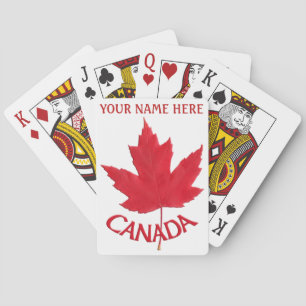 Baralho Canadá Jogando Cartões - Cartões Personalizados