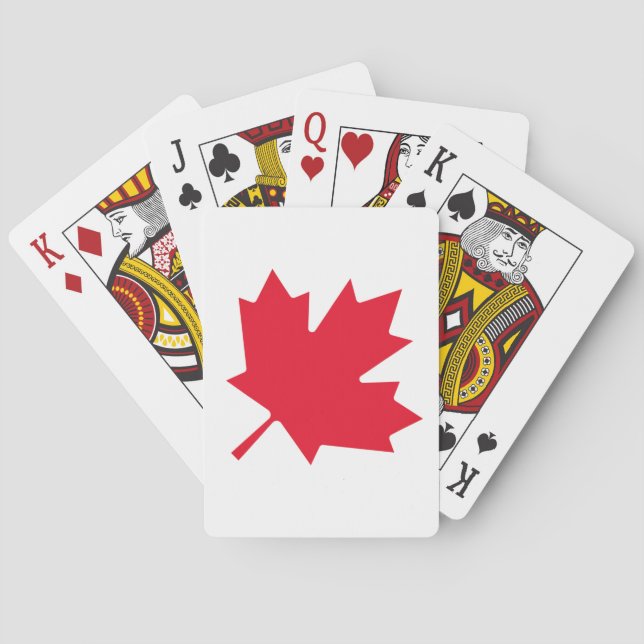 Baralho Canadense Maple Leaf (Verso)