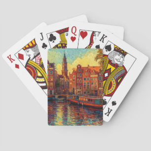 Baralho Canal Amsterdã guarda estilo van Gogh