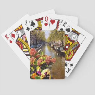 Baralho Canal de Amsterdã na Holanda