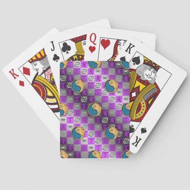 Baralho Cancer & Fire Boar Classic Playing Cards (Verso)
