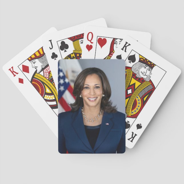 Baralho Candidato Kamala Harris EUA 2024 (Verso)