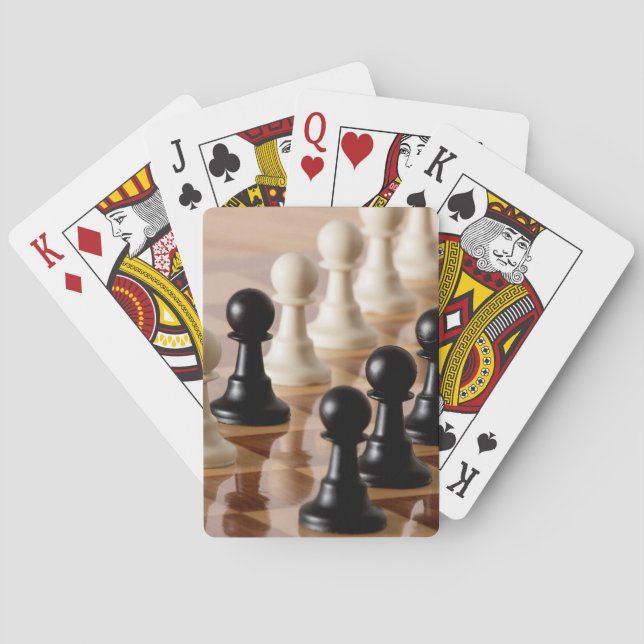 Baralho Canhões no Conselho de xadrez (Verso)