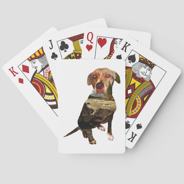 Baralho cão de dupla exposição (Verso)