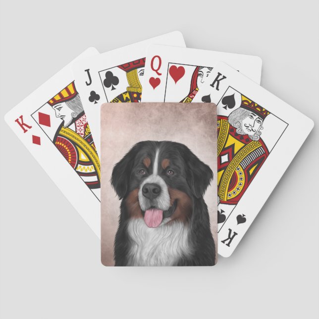 Baralho Cão de montanha de Bernese (Verso)