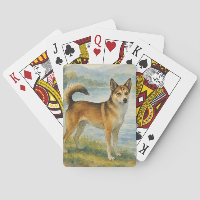 Baralho Cão Norueguês Lundehund (Verso)