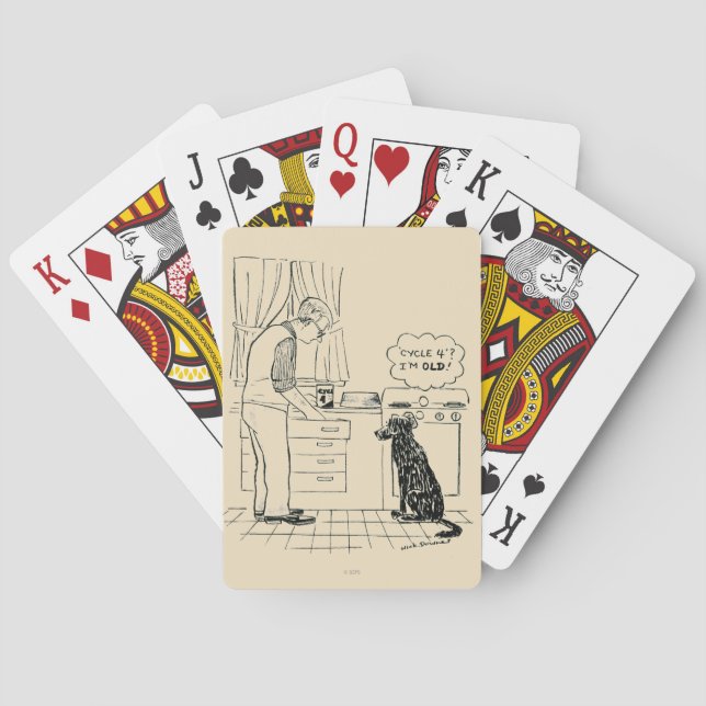 Baralho Cão que obtem mais velho (Verso)