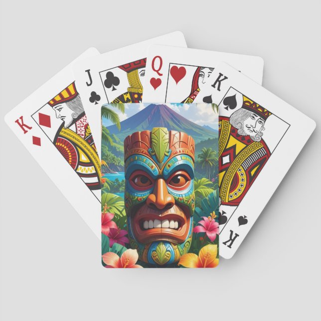 Baralho Capa de Telefone Tiki Mask (Verso)