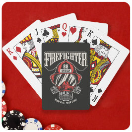 Baralho Capacete de Bombeiros Personalizado