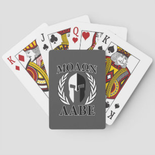 Baralho Capacete Spartano Molon Labe Laurels