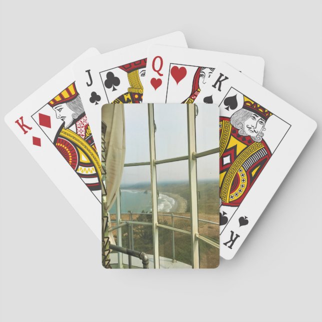 Baralho Cape Blanco Lighthouse, Costa do Oregon (Verso)