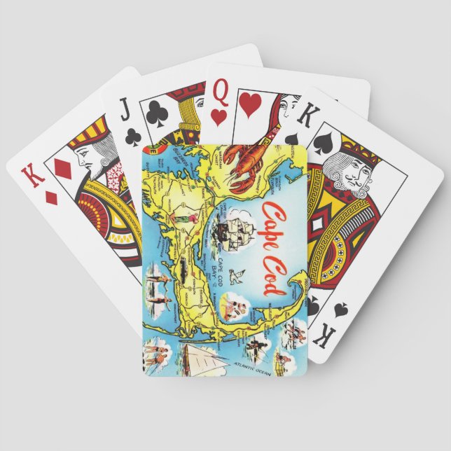 Baralho Cape Cod  Playing Cards (Verso)
