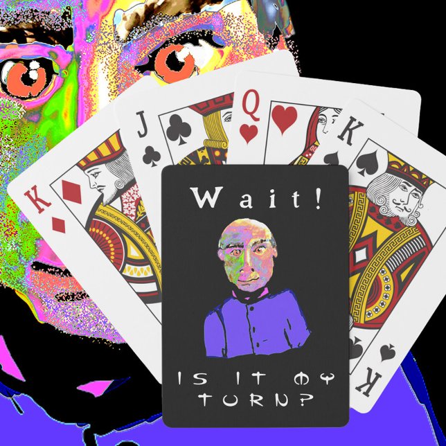 Baralho Cara Engraçada, Minha Vez Personalizar Texto (Criador carregado)