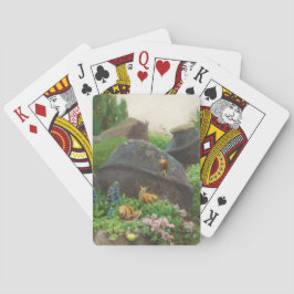 Baralho Caracóis em um Jardim Rock (por H.A. Brendekilde)
