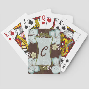 Baralho Card Deck Hawaiian Blue Flower