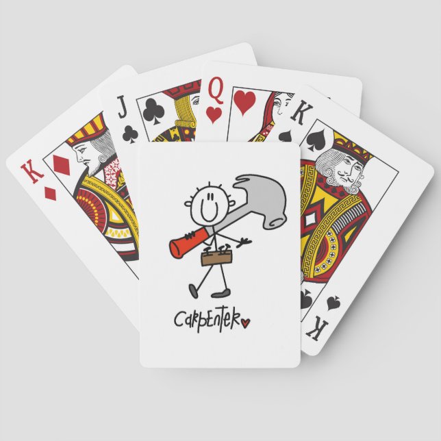 Baralho Carpinteiro Com Martelo (Verso)