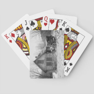 Baralho Carro antigo no Rock Creek Park, 1920