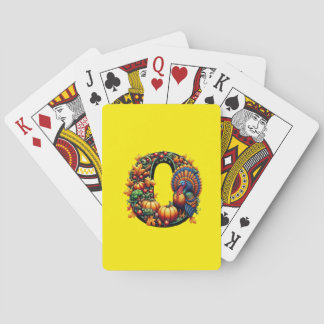 Baralho Carta de presente estilo Dia de Ação de Graças