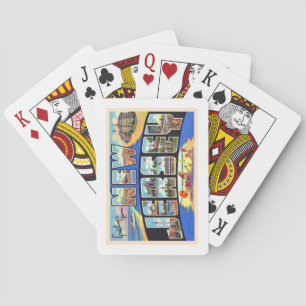 Baralho Carta Postal da Vintage de Nova Jersey