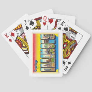 Baralho Carta Postal Vintage de Estado de Illinois IL