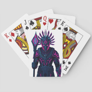 Baralho Cartão de Poker Cyber Warrior