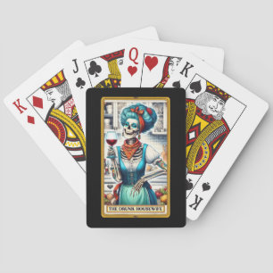 Baralho Cartão de Poker de Skeleton Tarot para a Bebado