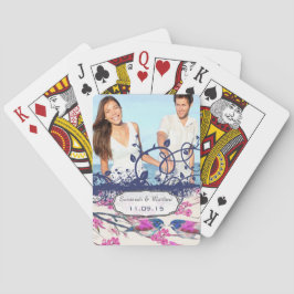 Baralho Cartão de Reprodução de Casamentos de Aves de mari