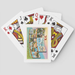 Baralho Cartão do vintage do SC de Myrtle Beach South