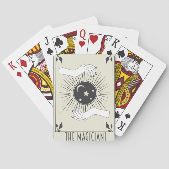 Baralho cartão mágico de tarot (Verso)