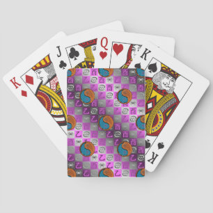 Baralho Cartas Clássicas de Jogar Câncer & Galo de Madeira