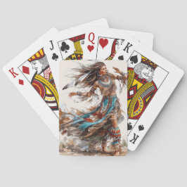 Baralho Cartas Clássicas de Jogar Dançarino Nativo America