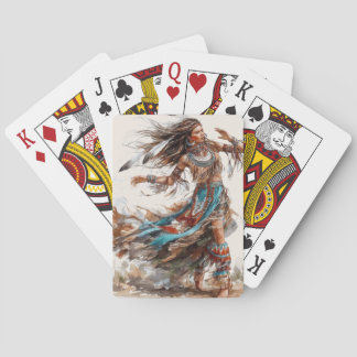 Baralho Cartas Clássicas de Jogar Dançarino Nativo America