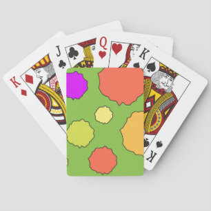 Baralho Cartas Clássicas de Jogar Geométricas Funky Retro
