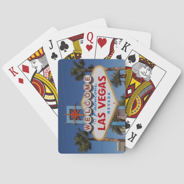 Baralho Cartas clássicas de jogar Las Vegas (Verso)