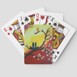 Baralho Cartas Clássicas de Pássaros de Amor
