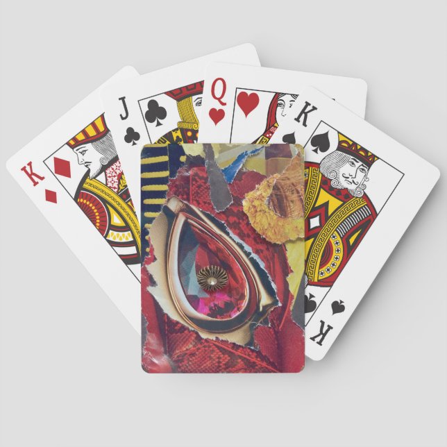 Baralho Cartas de Baralho: Rubi Gema (Verso)