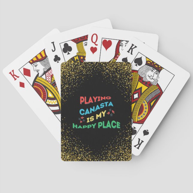 Baralho Cartas de Canastra Glitter (Verso)