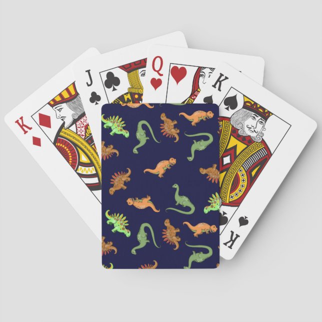 Baralho Cartas de Dinossauros Fofos (Verso)