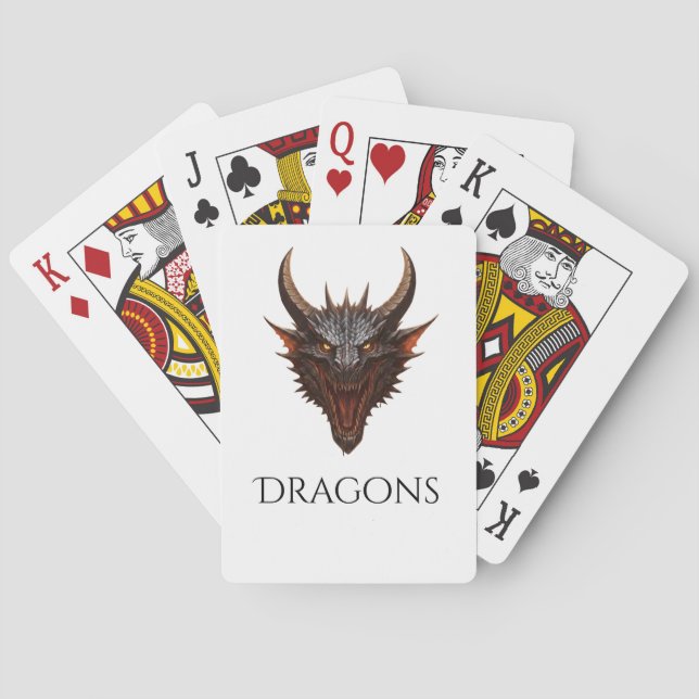 Baralho Cartas de dragão (Verso)