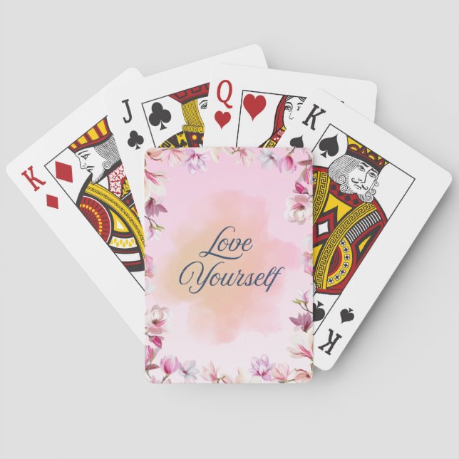 Baralho Cartas de Jogar Ama a Ti Mesmo (Verso)
