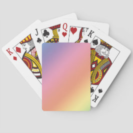 Baralho Cartas de Jogar Arco-íris Pastel