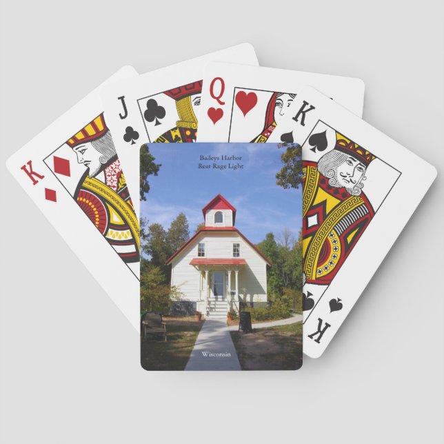 Baralho cartas de jogar Baileys Harbor Rear Range (Verso)